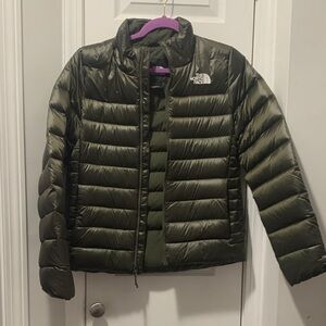 The North Face Olive Down Packable Puffer Jacket